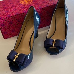 Tory Burch Patent Wedge Heels